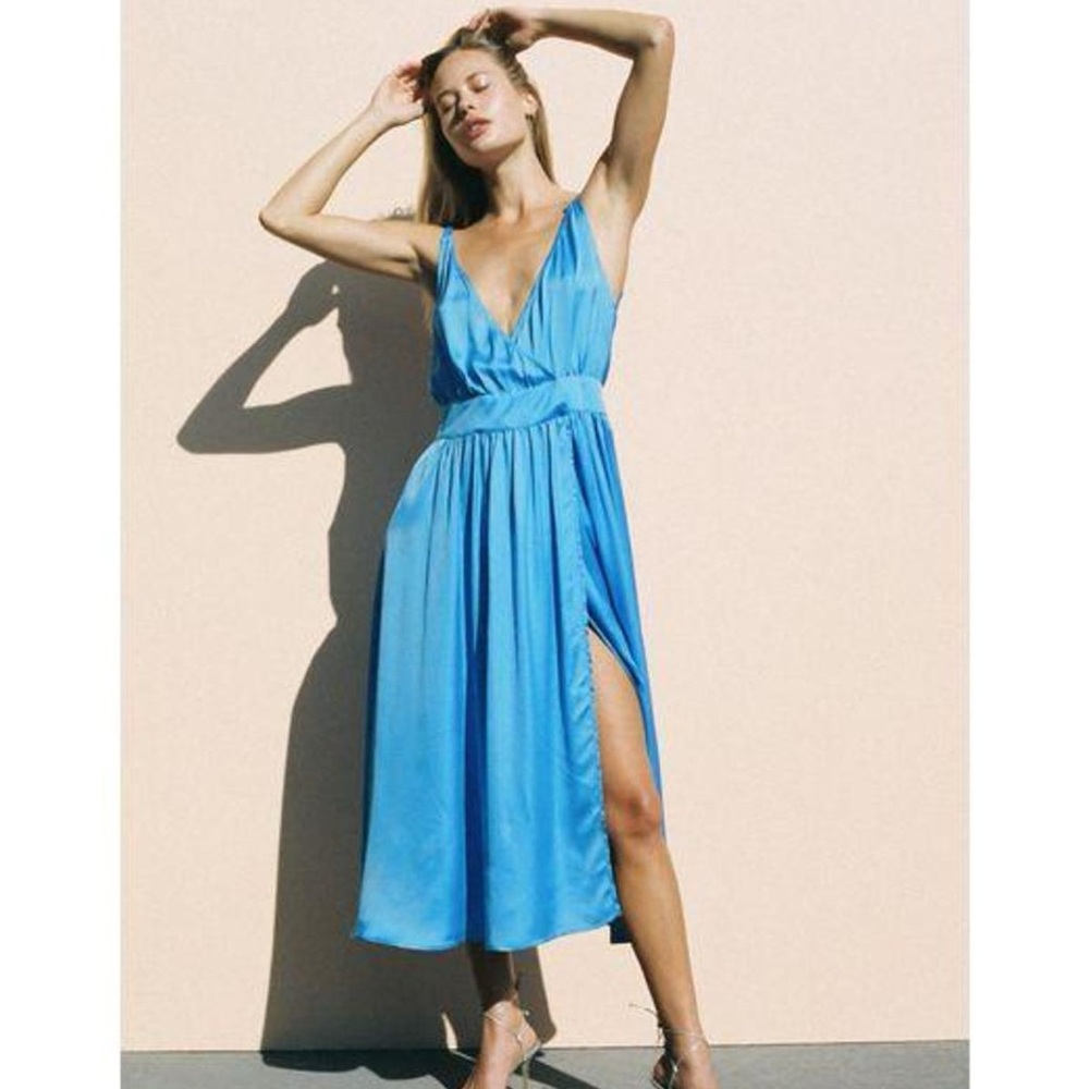 ISO Ciao Lucia Hydra Sky Blue Dress Small